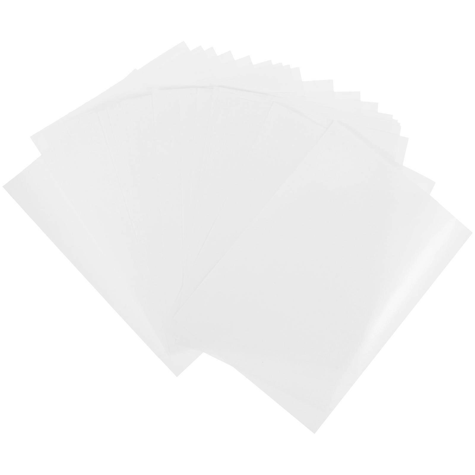 Artwork Dust Prevention Stickers 40Pcs Reusable Craft Protection Paper For Home Users 5.89X3.93X0.04IN White Simple Design Practical Tool