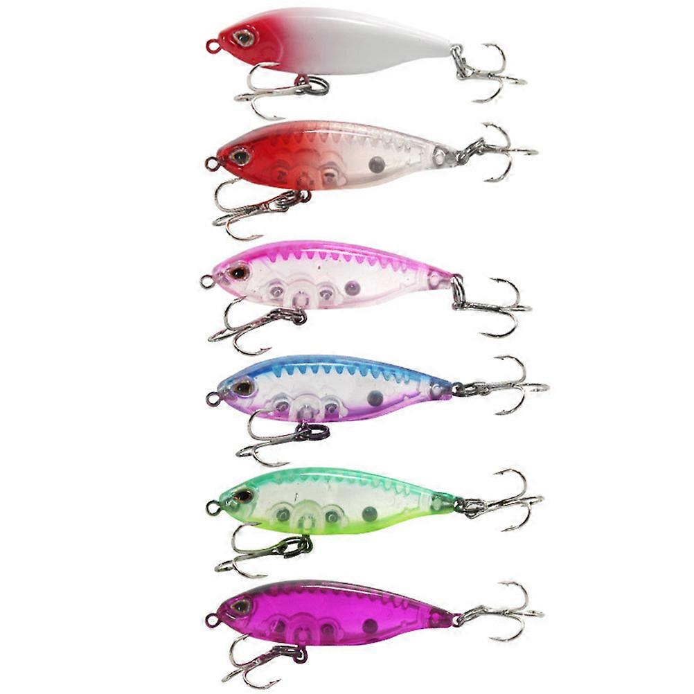Fishing Tackle Lure Imitation Fishing Lure Durable Easy to Store 6Pcs