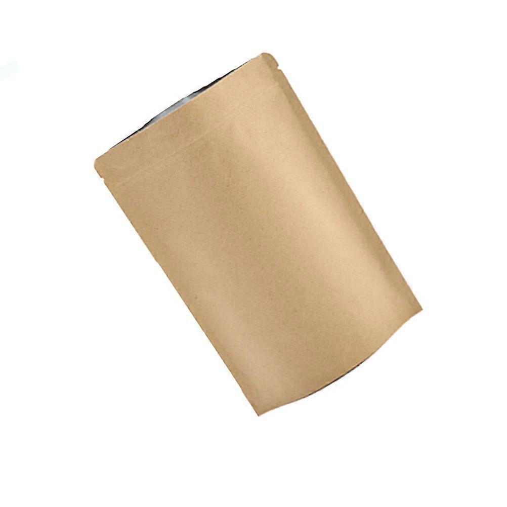Sealable Tea Sealed Kraft Paper Bags For Home Use 20 X 5 X 30 Cm Odorless And 50Pcs
