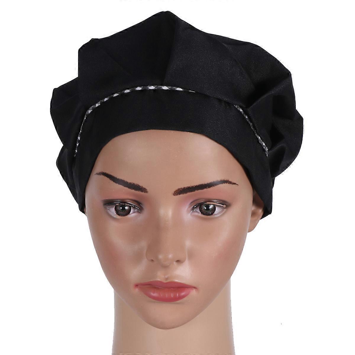 1Pcs Adjustable Black Chef Hat For Children Designed For Baking Cooking And Housework Activities