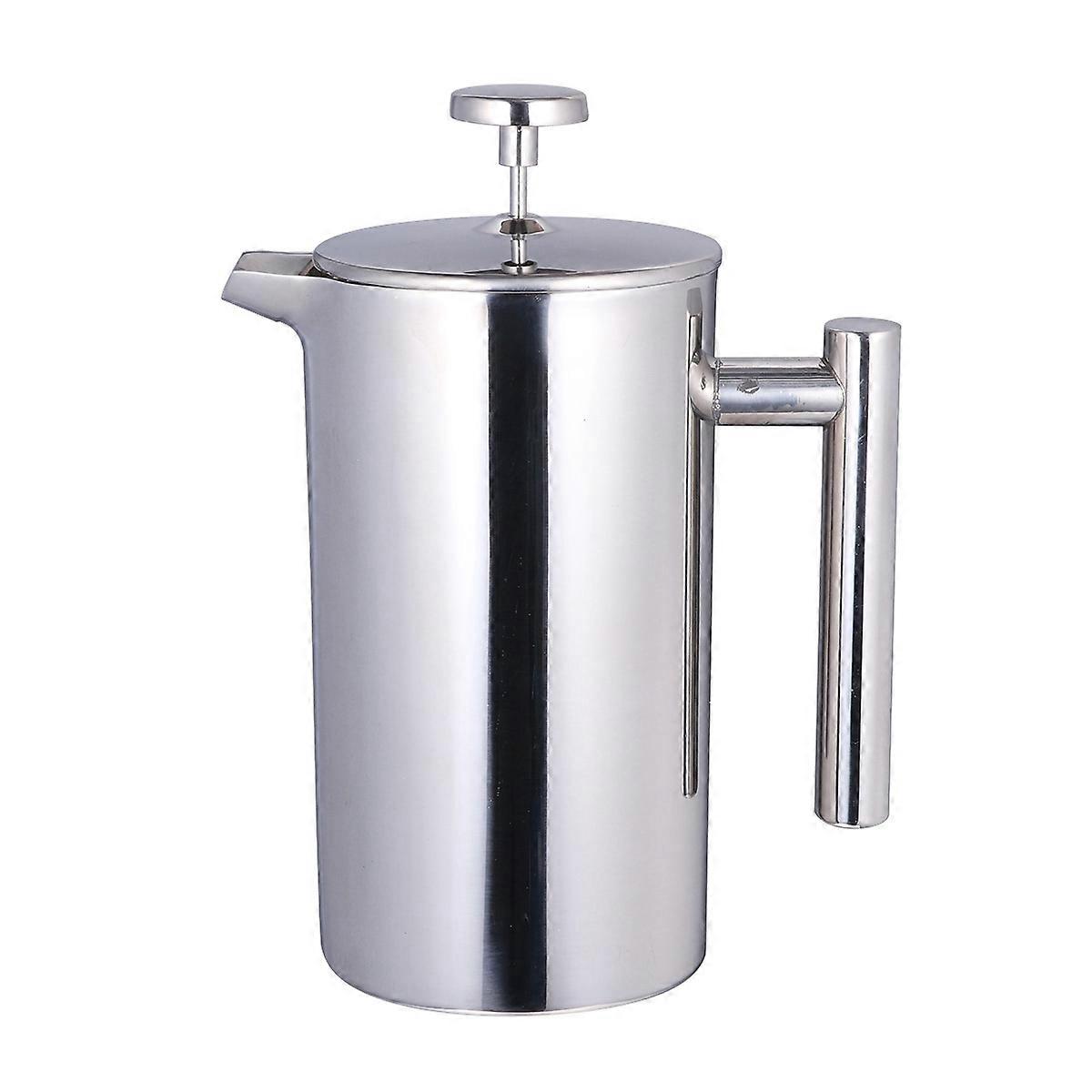 Stainless Steel Mug 800Ml Silver with Easy Clean Filter for Coffee Maker
