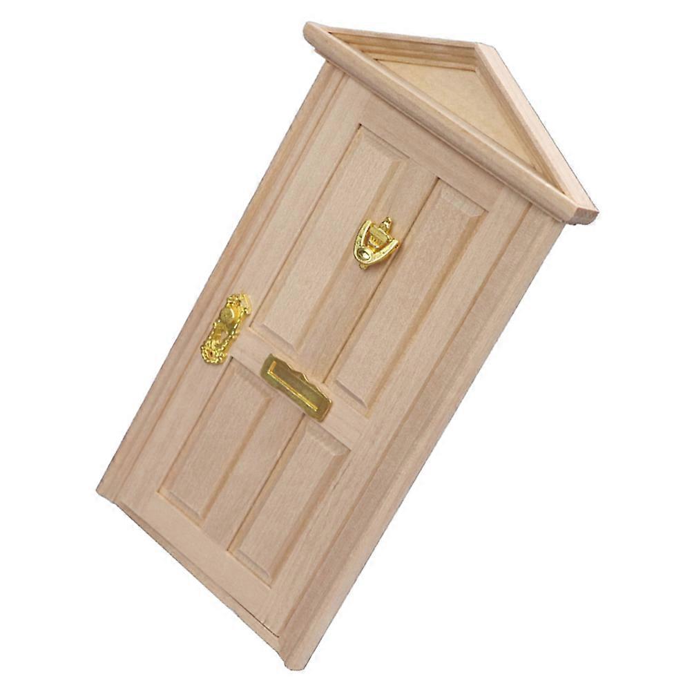 Creative Mini Furniture Mini House Door Model For Decorative Garden Office Miniature Size Door Shape 1 Set