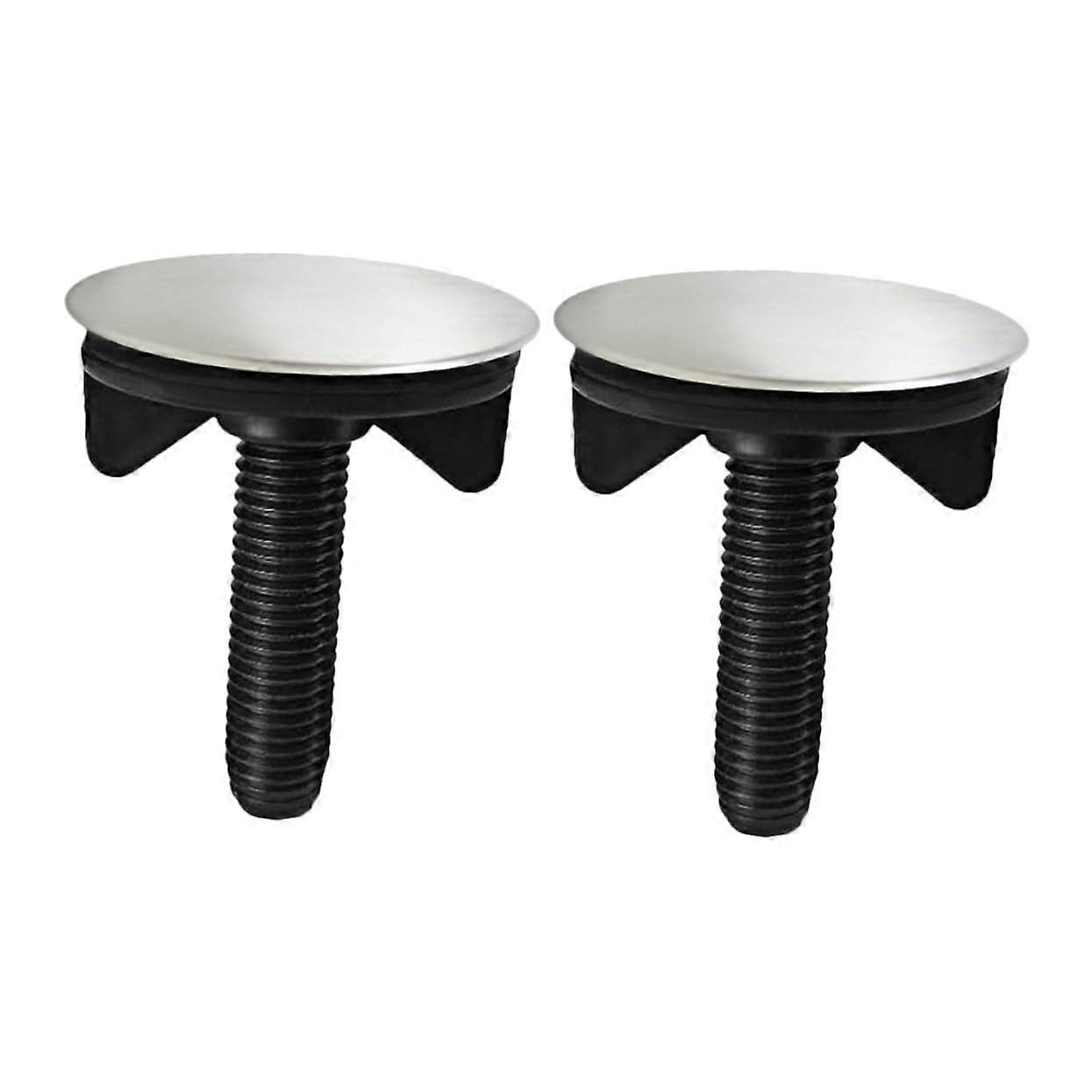 Sink Hole Cover Replacement Set of 2 for Kitchen and Bathroom, Compatible with Standard Drain Sizes, Easy Installation and Effective Seal