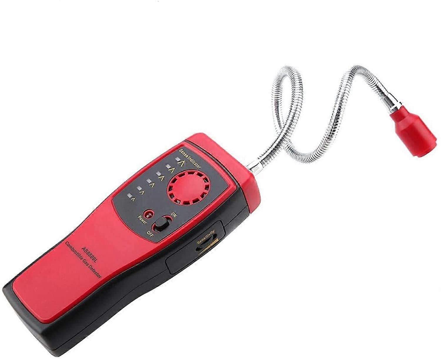 Gas leak detector, sound and light alarm gas leak tester, easy to carry and work for laboratory houses, flammable gas leaks, flammable gas