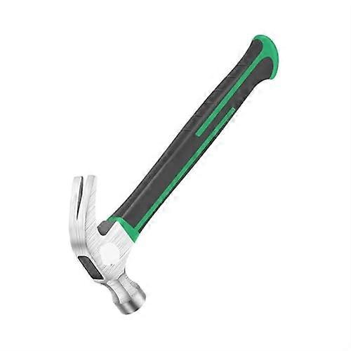 Marteau à griffes en fibre de verre pour le travail du bois, construction en acier inoxydable résistant aux chocs, 473 g vert