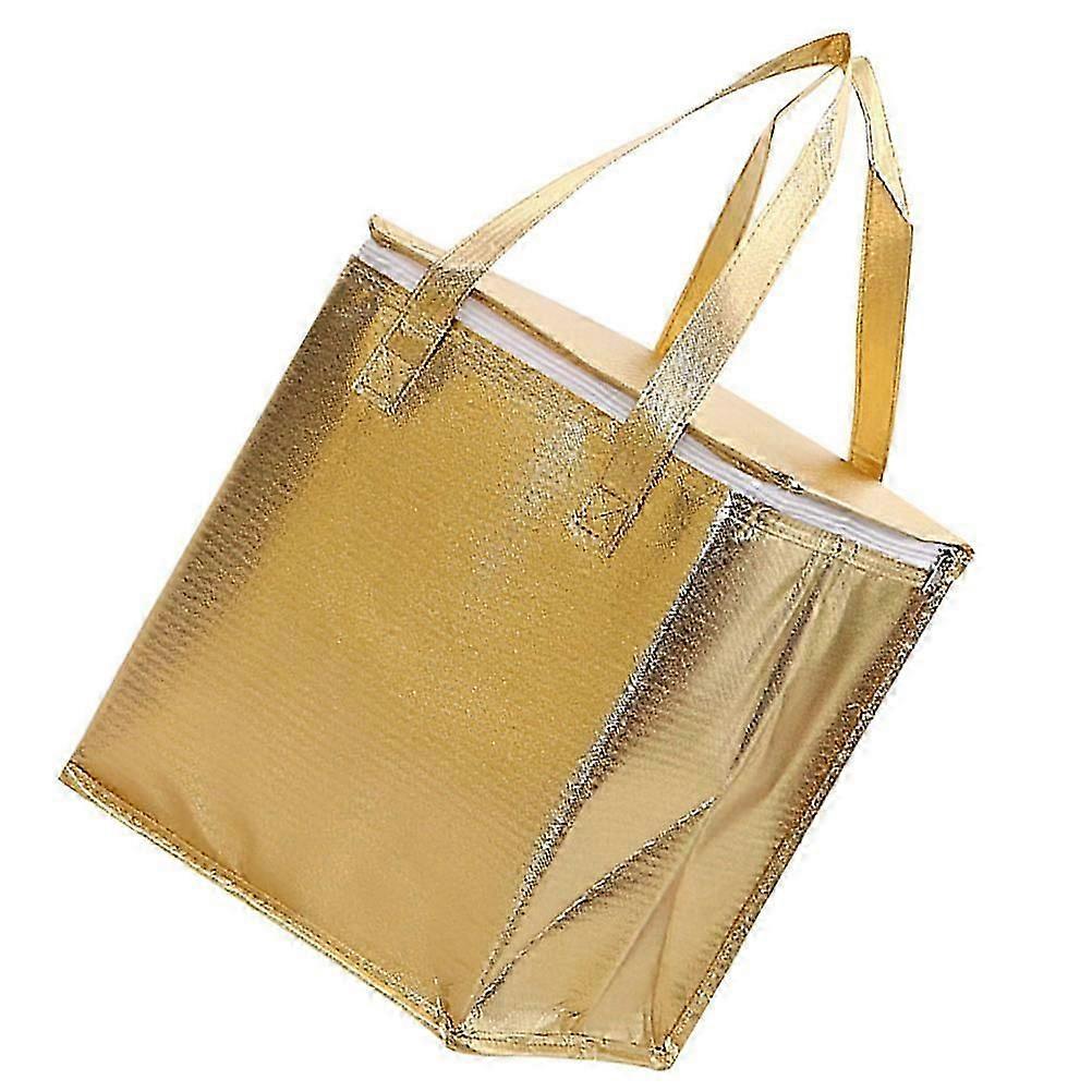 حقيبة حمل الكيك حقيبة معزولة كبيرة للاستخدام اليومي للرجال والنساء تصميم سحاب 37X33X30CM 1 مجموعة