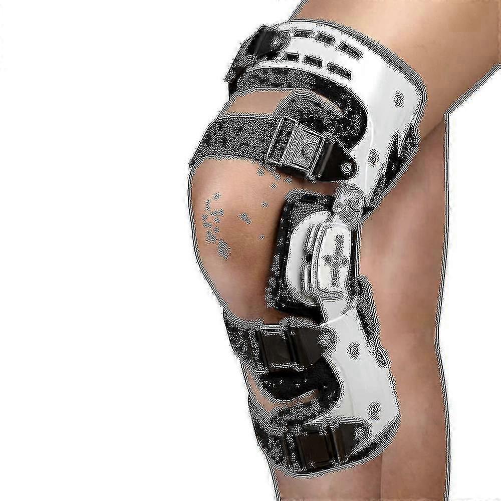 Unloader Rom Knee Brace with Hinged Stabilizer for ACL, MCL, PCL Injuries, Meniscus Tear & Arthritis Recovery - Adjustable Support for Neenca AM
