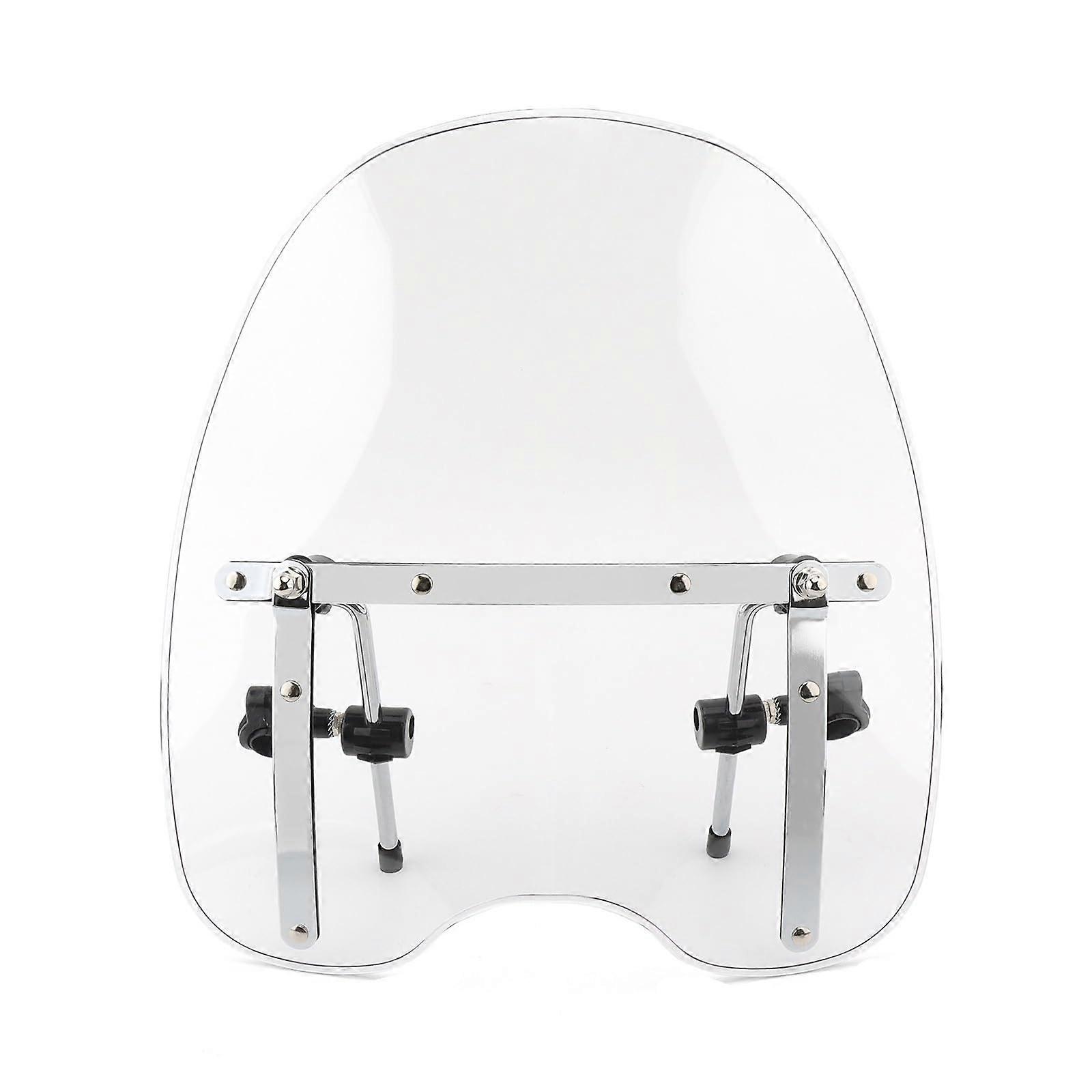 Motorcycle Windshield Universal, Large Size, Compatible with Harley-Davidson Accessories, Clear Or Smoked