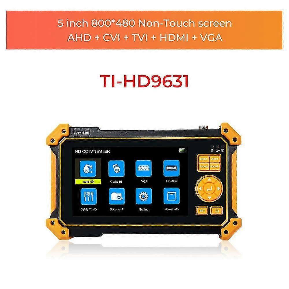 5inch Cctv Tester 8mp Sdi Ahd Cvi Tvi Video Surveillance Camera Monitor 4k Cftv Tester With Hdmi Vga Rs485 Utp Cable Tracker
