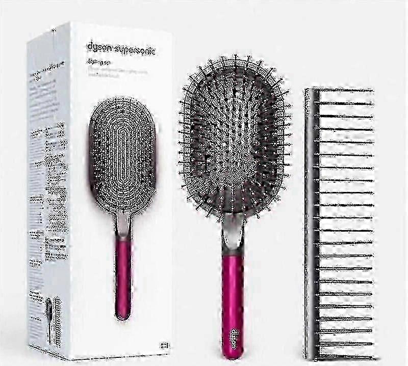 Dyson Supersonic Comb And Paddle Brush Styling Set Fuchsia/Nickel 4 Colour