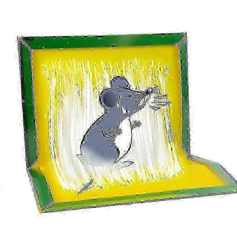 Lot De 3 Pieges A Colle Souris Rat Glue, Deratisation Attrape Souris Professionnel, Alternative Raticide Souricide Tapette, Anti Rongeurs Sans Poi - M