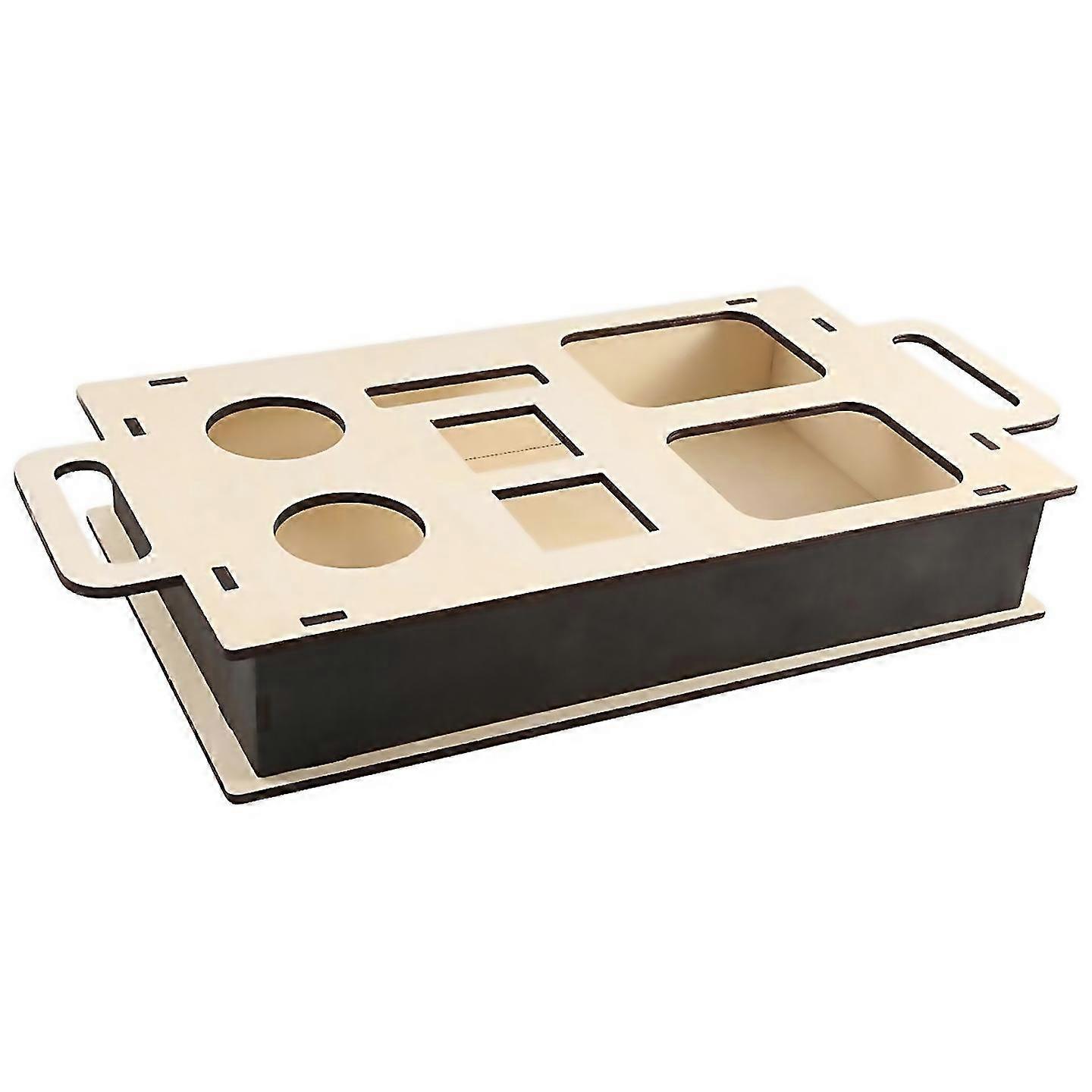 For couch arm table clipon sofa armrest tray without 2 bowls