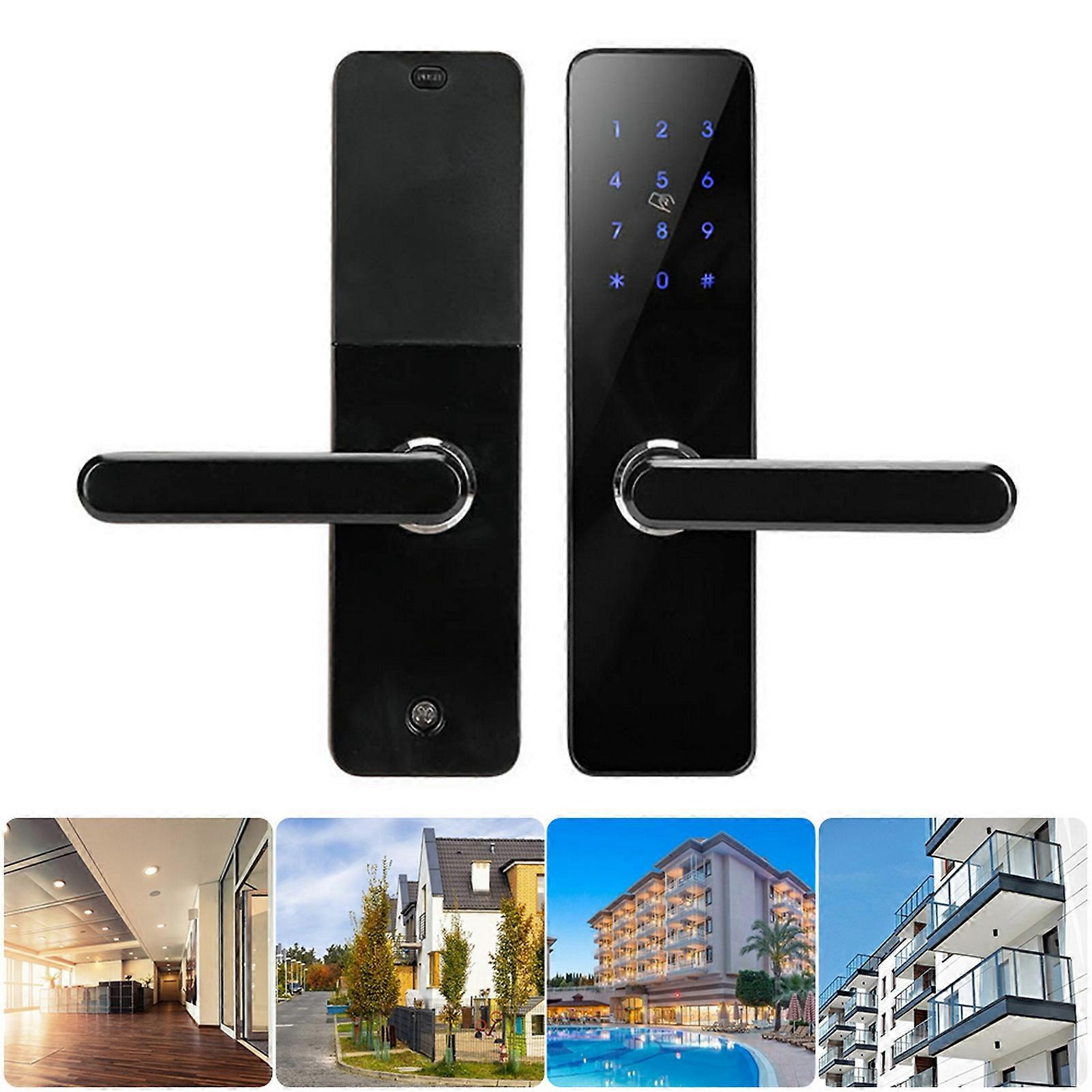 Digital Smart Door Lock APP WIFI Cards Password Keypad for Amazon Alexa for Google Home Voice Control