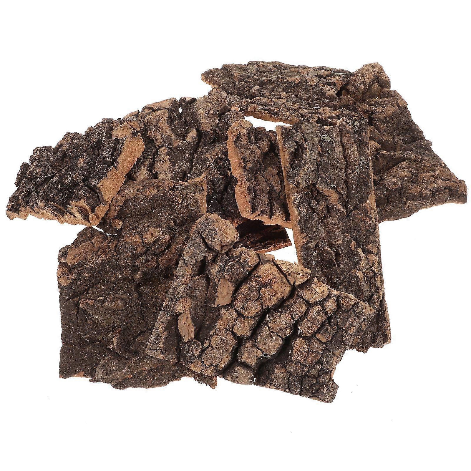 10Pcs Reptile Tree Bark Lizard Climbing Tree Bark Reptile Basking Platform Reptile Platform