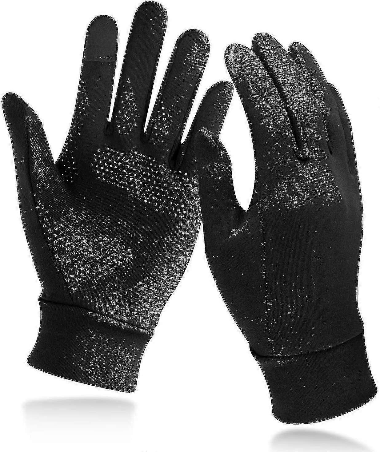 Winter Touchscreen Gloves for Cycling & Running - Heated Design for Warmth and Phone Use