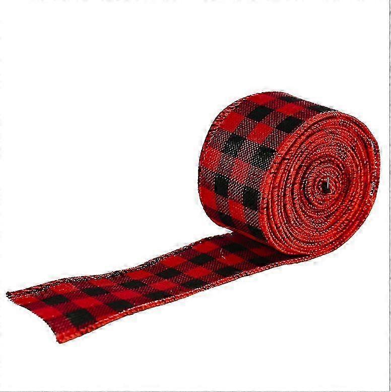 Kerst Gingham LintBuffalo Geruite Lint