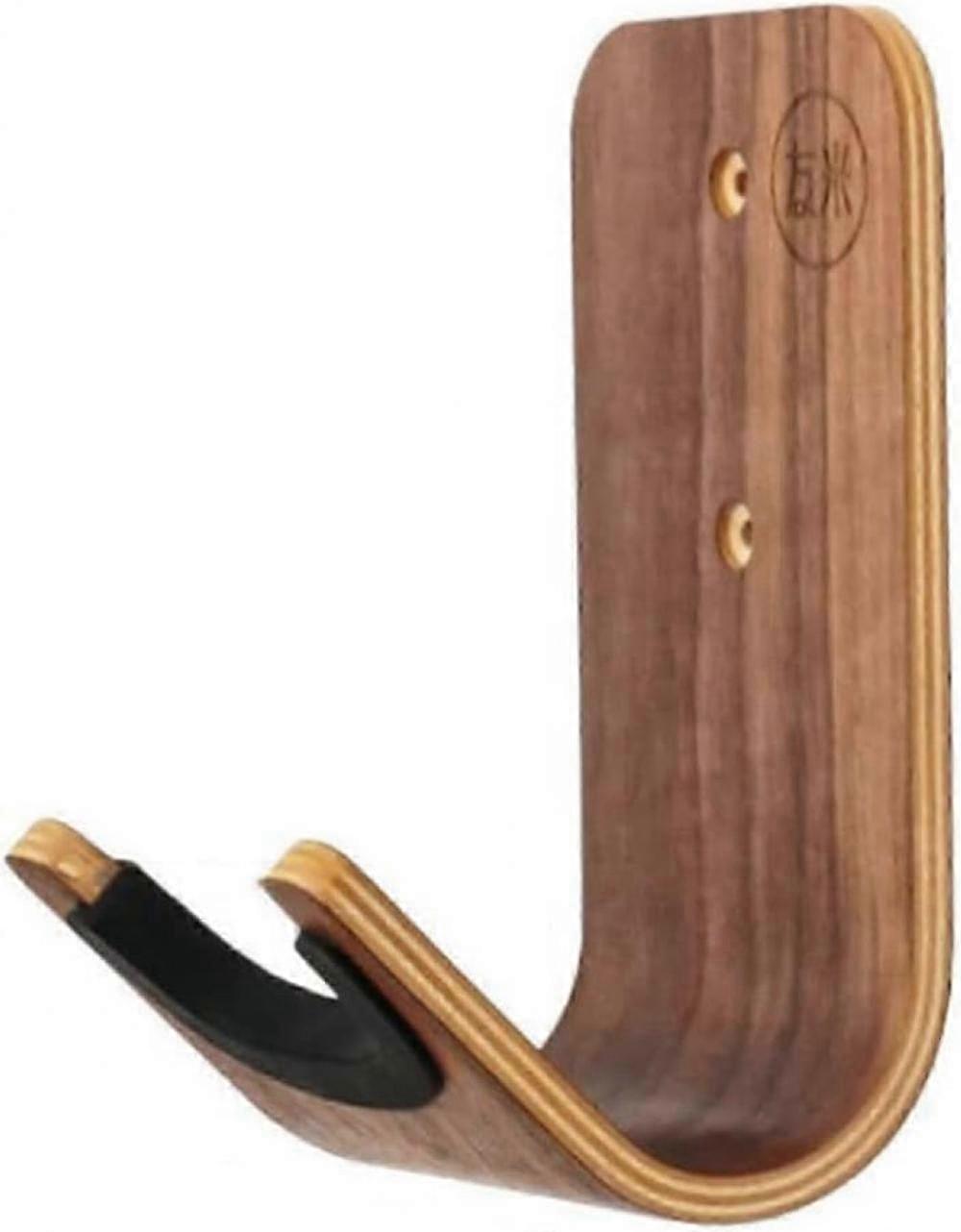 Guitar Skateboard Wall Hanger: Unique Design Bent Wood, Acoustic Guitar Hanger - Wall Mount for Guitar Holder