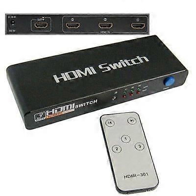 3 Ports 1080P HDMI Switch