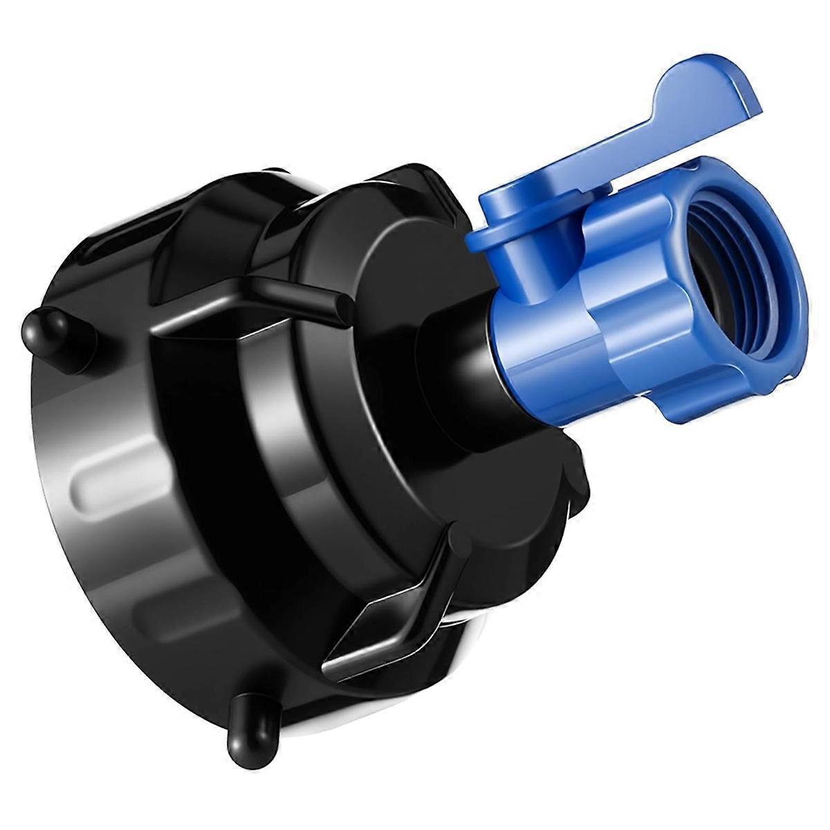 RV Sewer Hose Rinse Cap, Shut Off Valve for Water Flow