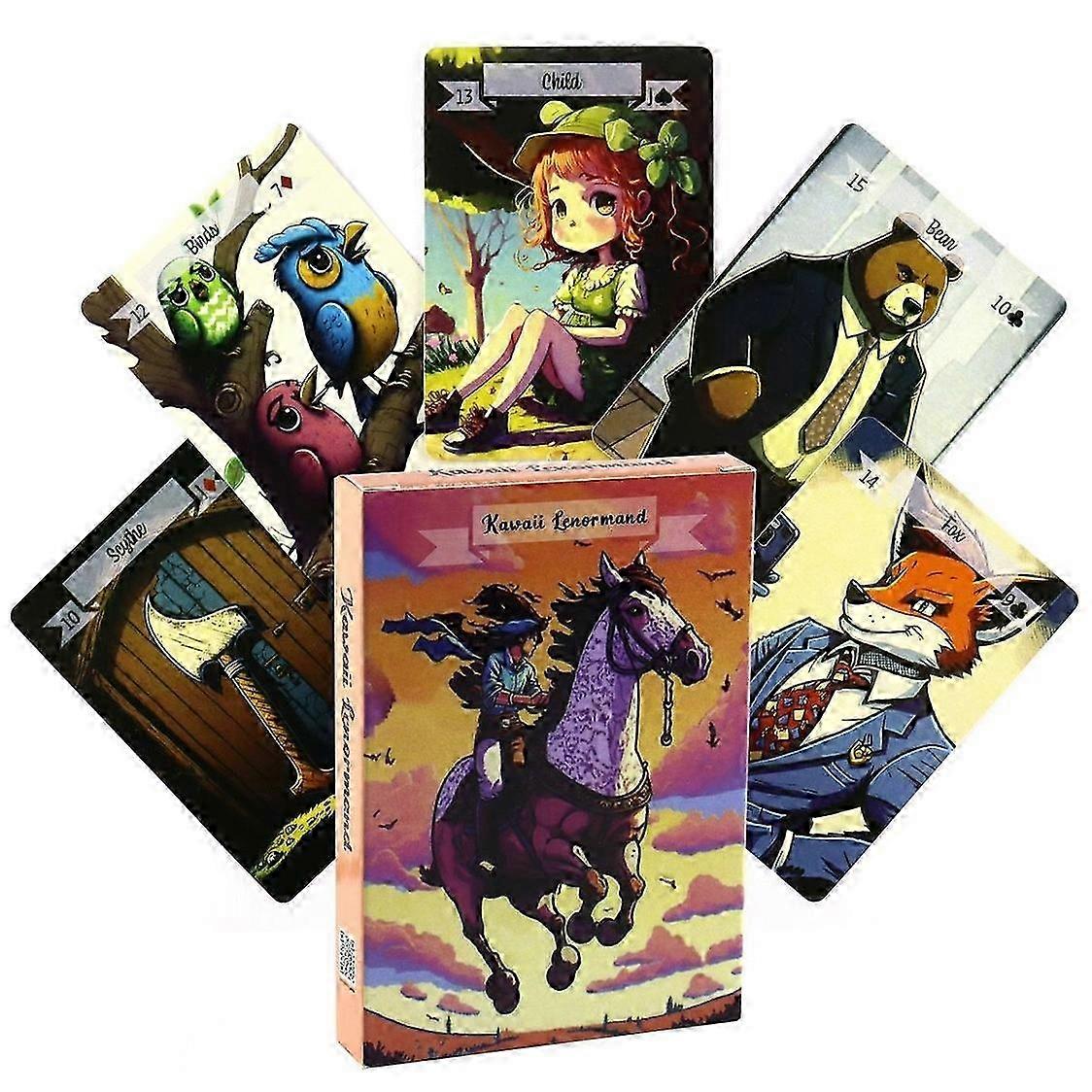 Kawaii Lenormand Deck: Cute Oracle Cards for Divination &amp; Reading