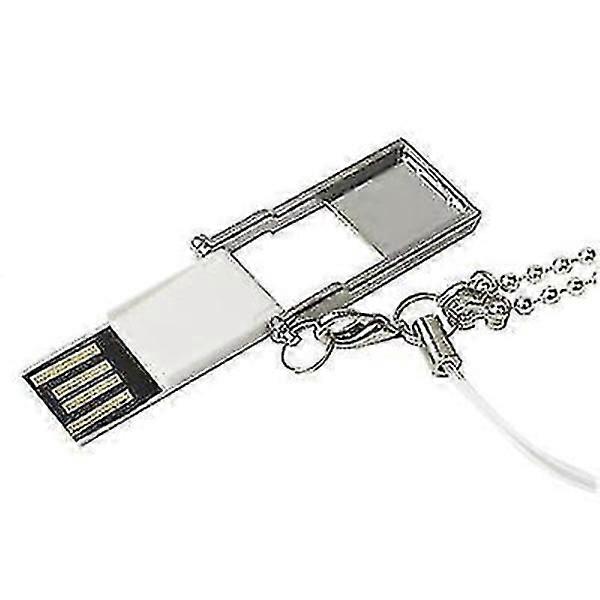 Mini USB Flash Disk (4GB), White