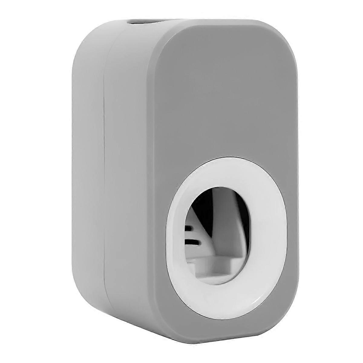 Veggmontert tannkremdispenser, grå