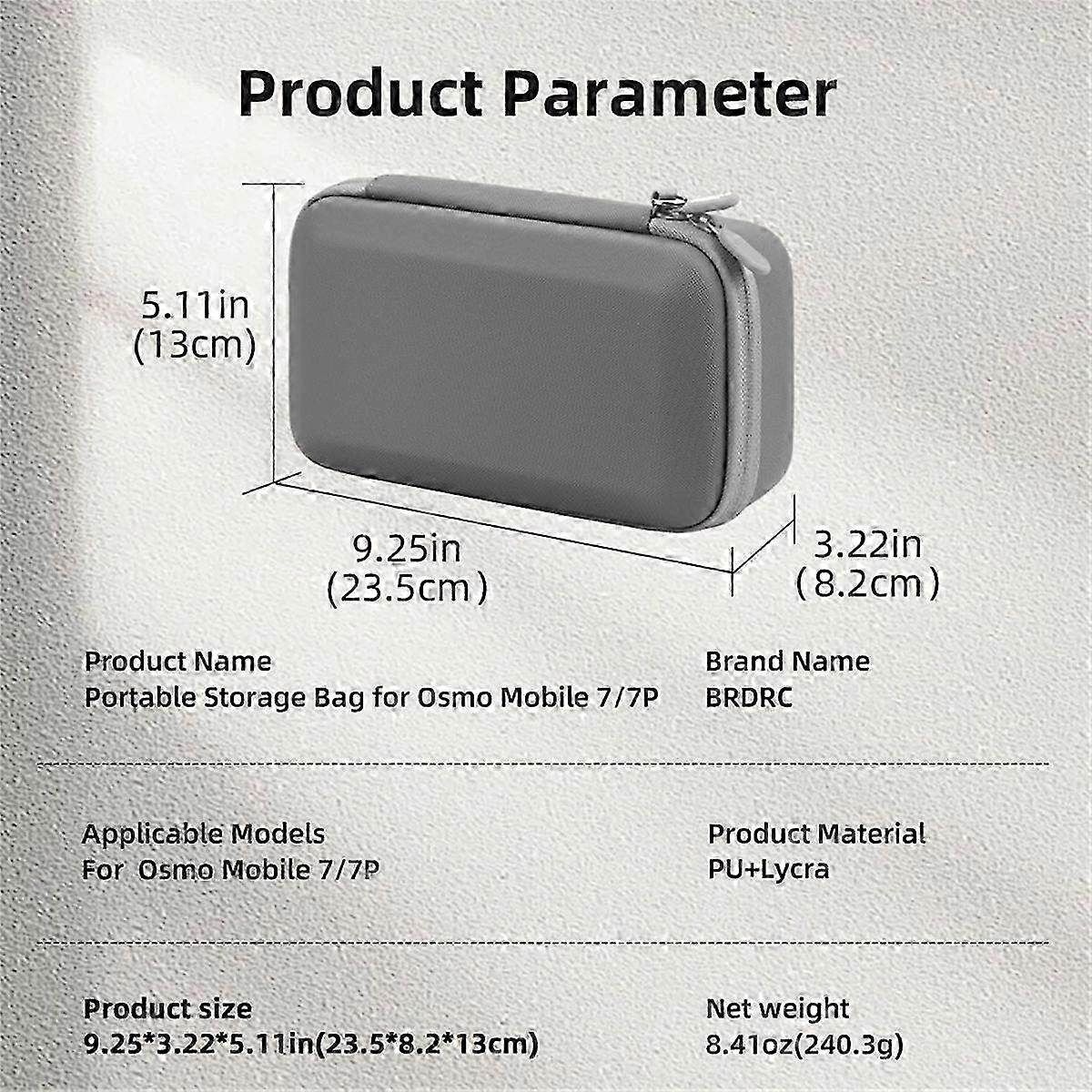 Hard Simple Portable Bag for DJI Osmo Mobile 7/7P Storage Case