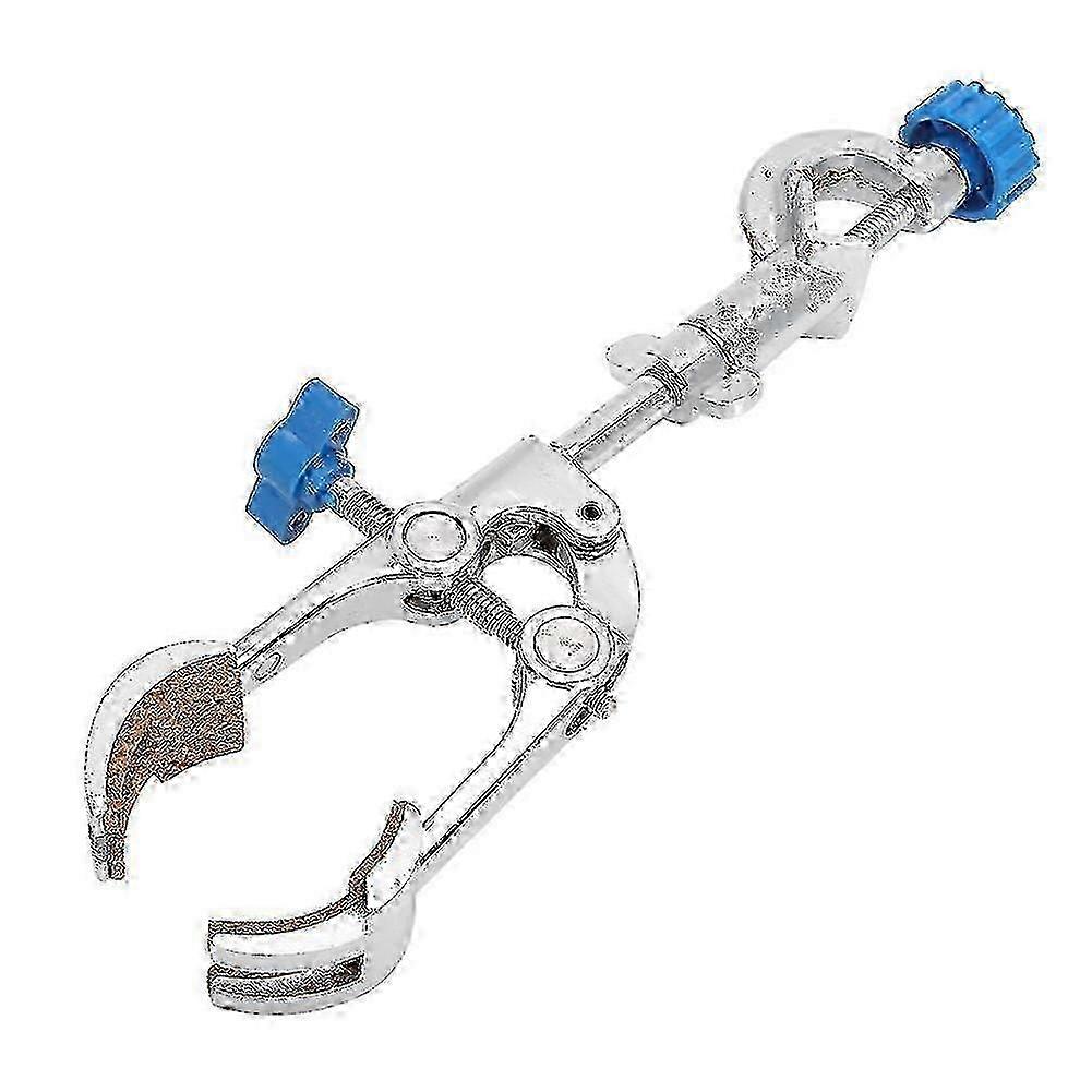 Long Handle Flask Clamp Clip 4 Prong Multifunction Direction Adjust...