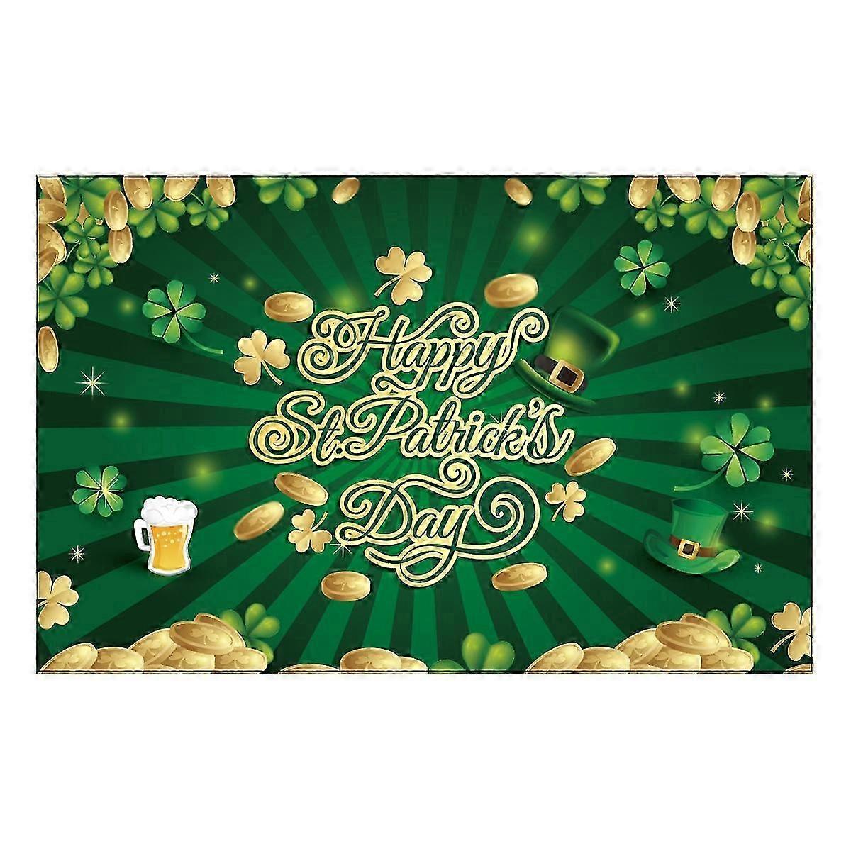 Irish Party Flag - Long-Lasting Polyester Fabric