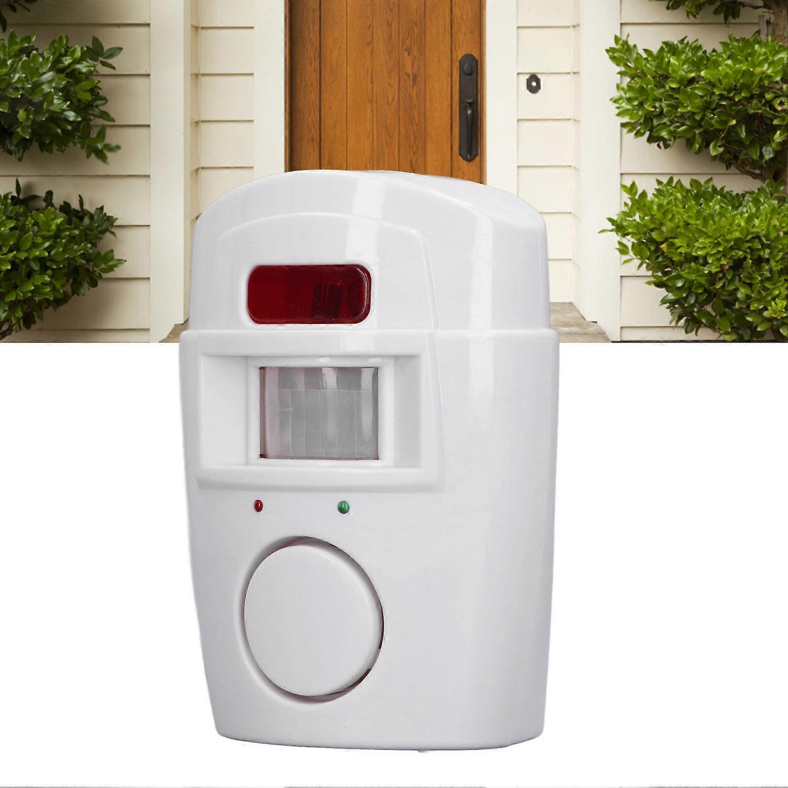 Outdoor Motion Sensor Alarm Wireless Driveway Sound Light Silent