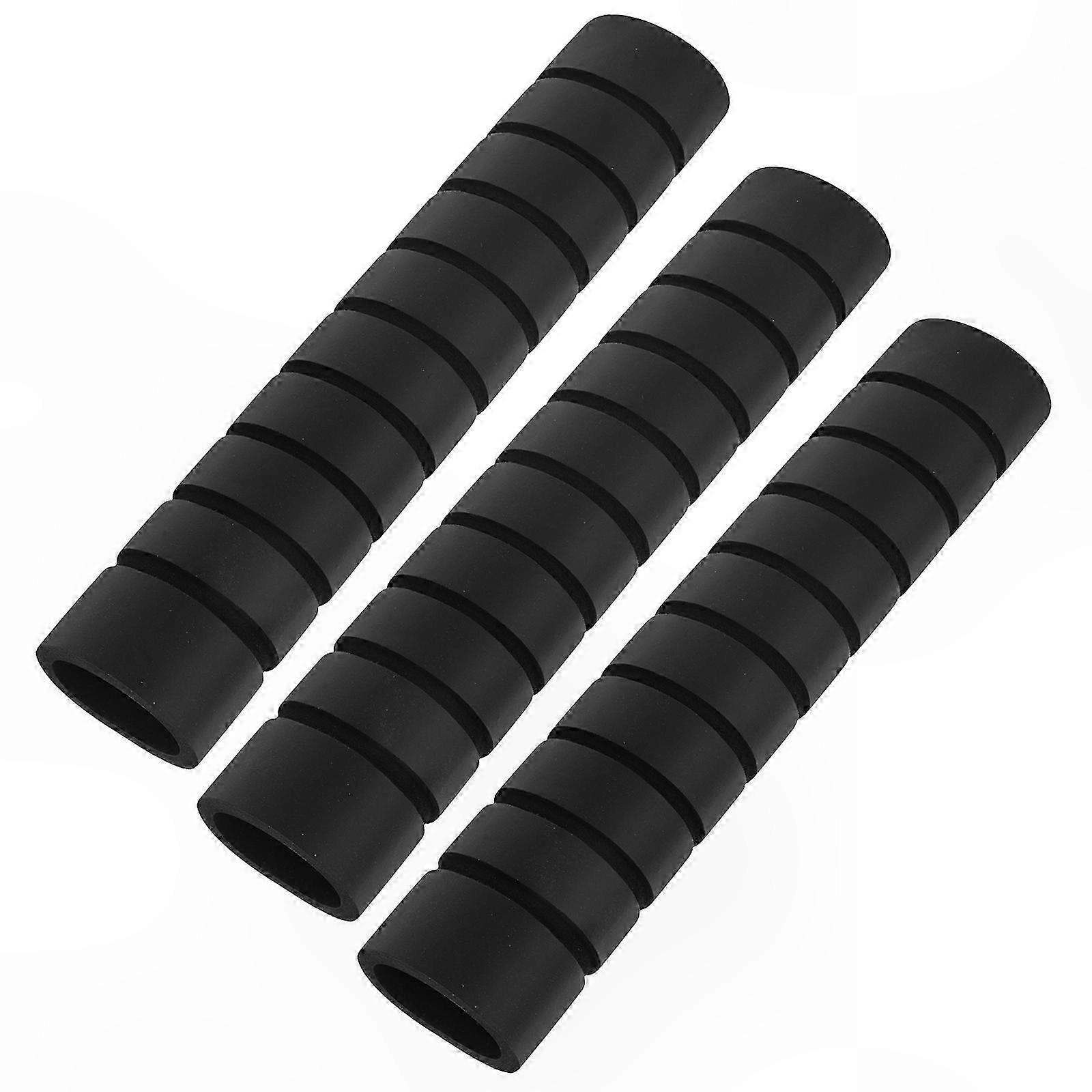 Non-Slip Grip Pads 3-Pack with Pull-Up Bar Sleeve and Sponge Layer for Single Bar Support