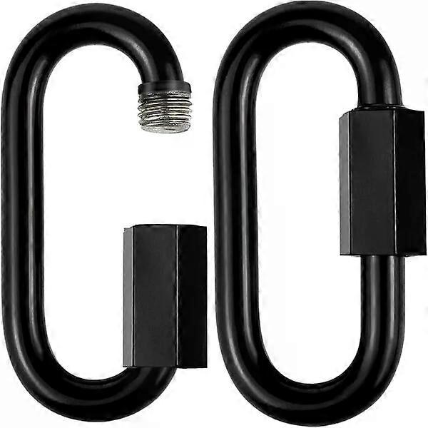 2 stainless steel chain link quick connectors, moisture-resistant and rustproof, easy to operate