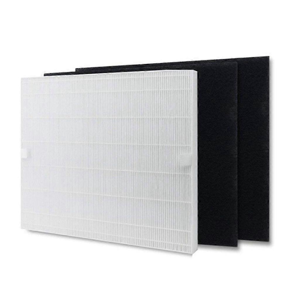 3Pcs Air Purifier Replace HEPA & Carbon Filter Set AP1512HH Fit for -1512HH 1512