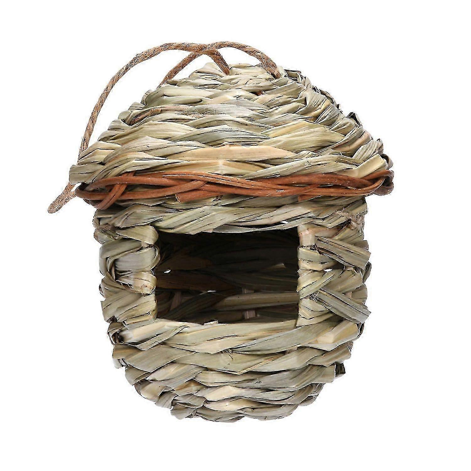 Woven bird nest box, handmade bird nest, suitable for small birds such as hummingbirds, titmouse