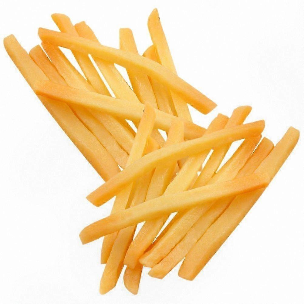Simulated French Fry Set - 20-Piece Play Food Models for Party Decor and Display Use