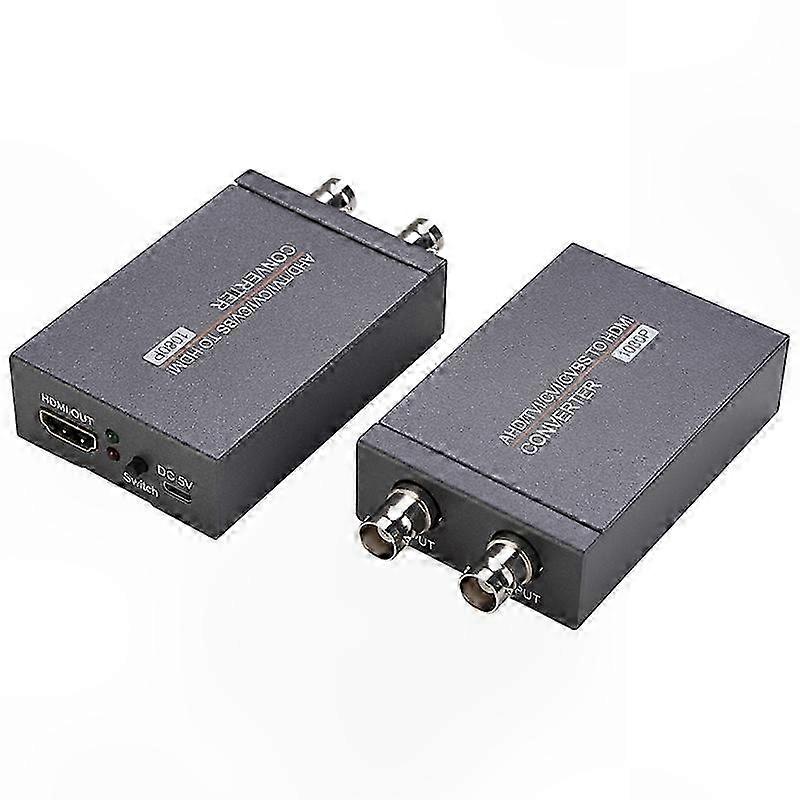 HDMI-Compatible Video Converter Adapter for AHD/TVI/CVI/CVBS, HD 1080P/720P Signal Conversion Adapter