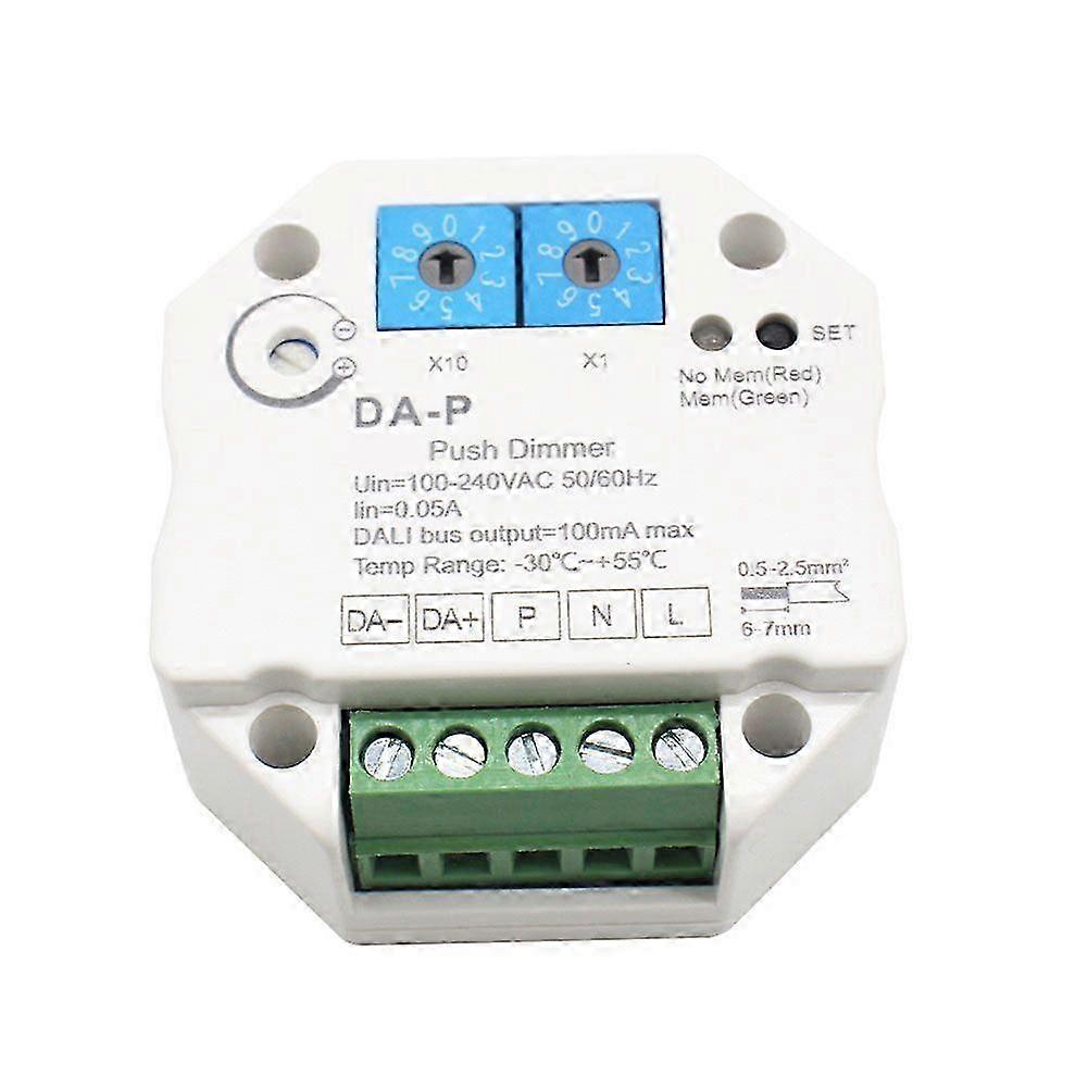 Adjustable LED Dimmer Switch for 110v, 220v, 240v with Memory Function and Speed Control for Drivers or Ballasts