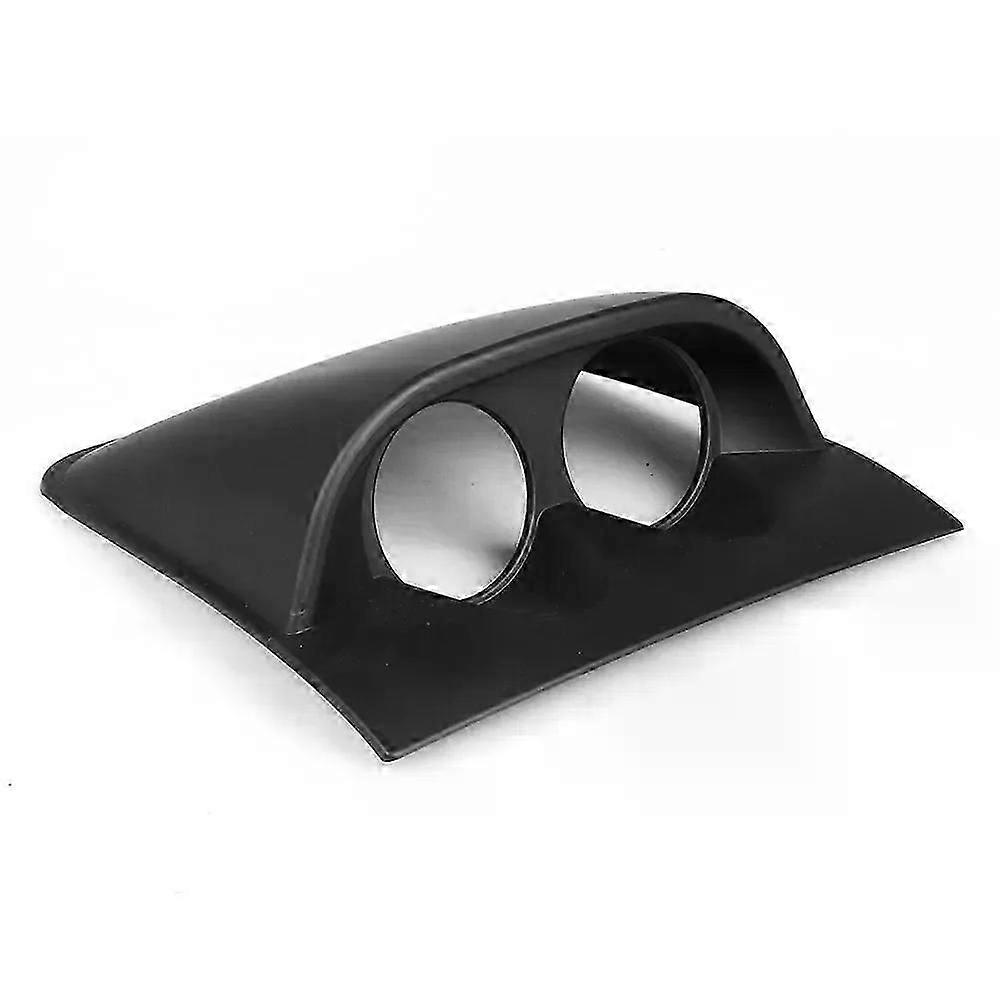 Carbon 52mm Universal Dual Hole Dash Gauge Meter Pod Mount Holder Base Bracket