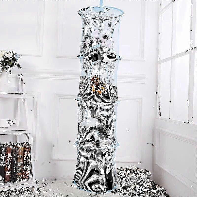 Kids Storage Net Hanging Drying Net Foldable Mesh Basket Storage For Plush
