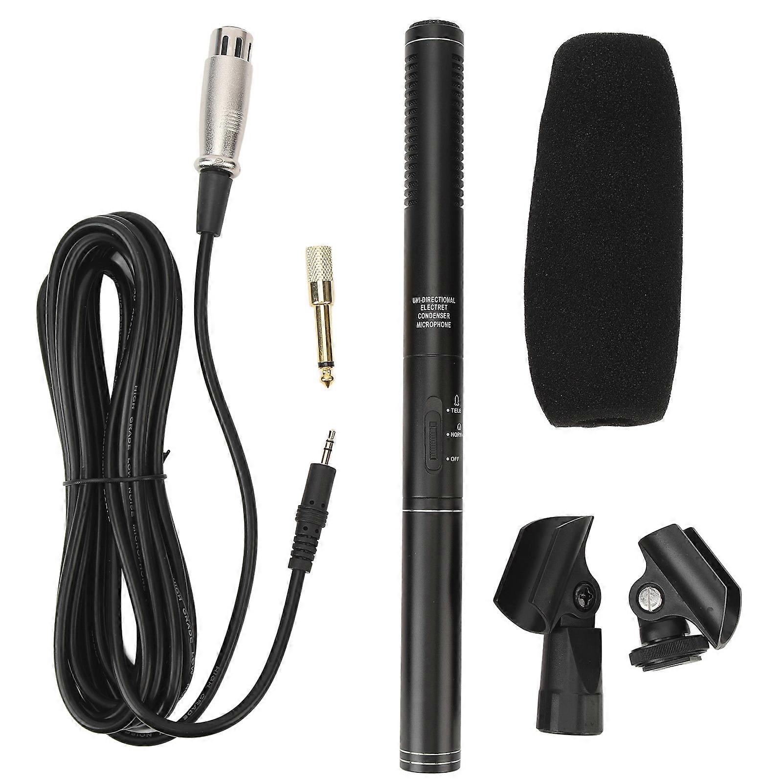 XLR Condenser Microphone for DSLR Camera
