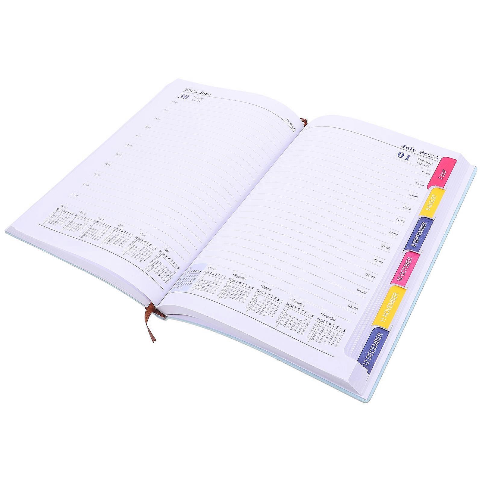 Weekly Planner Organizer Book for Writing with 5Pcs Small Sky-Blue Planner