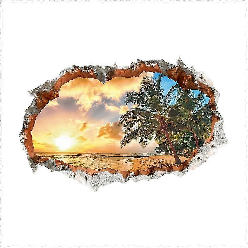 3D Wall Stickers HOLIDAY ISLAND (60x90 cm) I sticker wall sticker