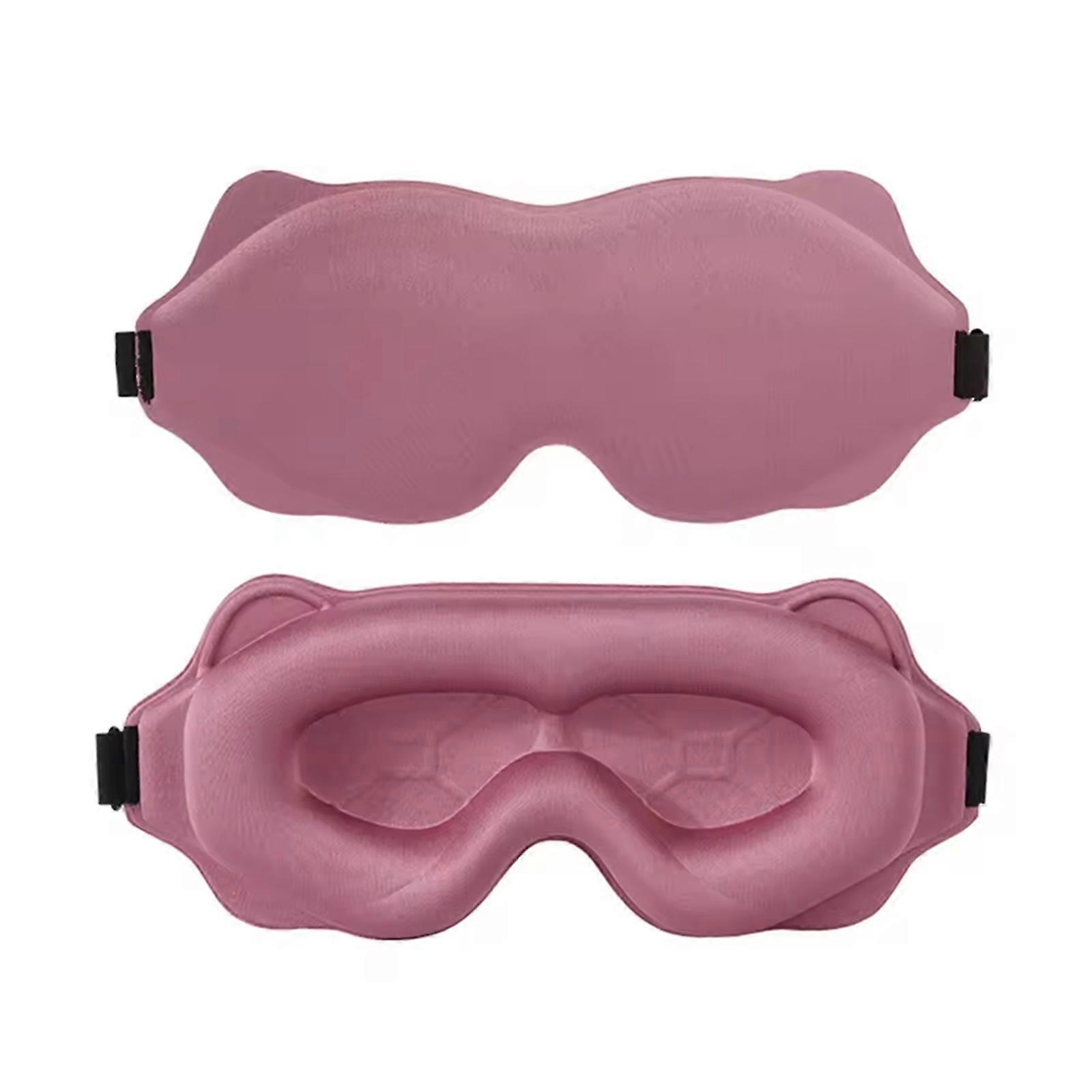 3D Eye Mask for Sleeping with Memory Foam Light Blocking Comfortable Adjustable