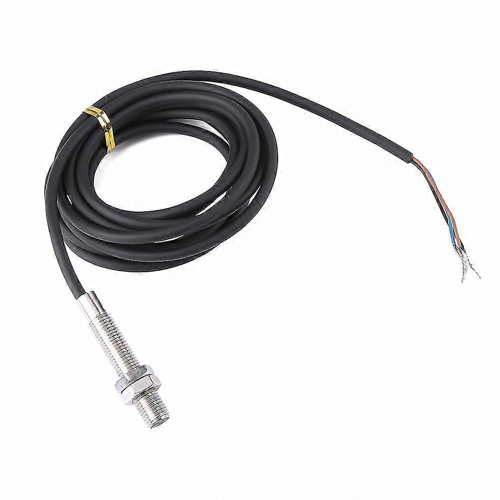 Cylindrical Diffuse Reflection Photoelectric Sensor Switch 12-24V