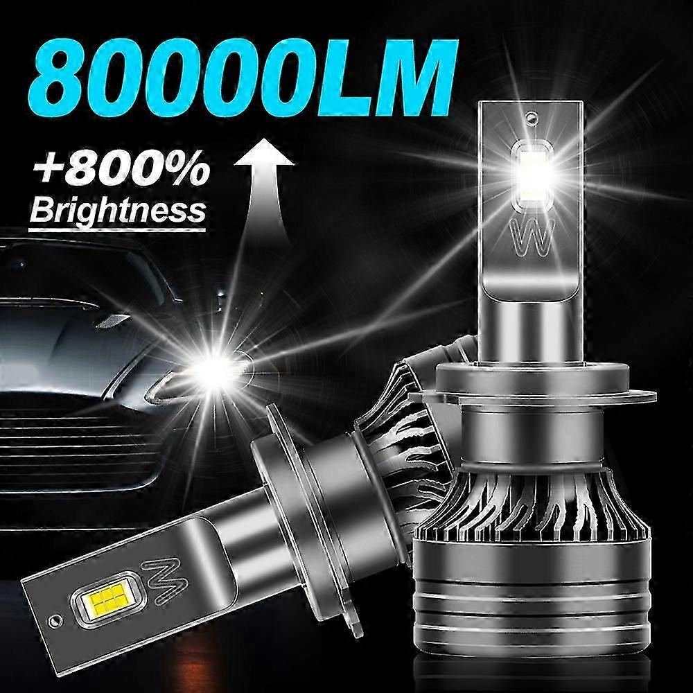H1 H4 H7 H11 LED bulbs for auto lamp 2x 300W 80000LM 9005 HB3 6000K