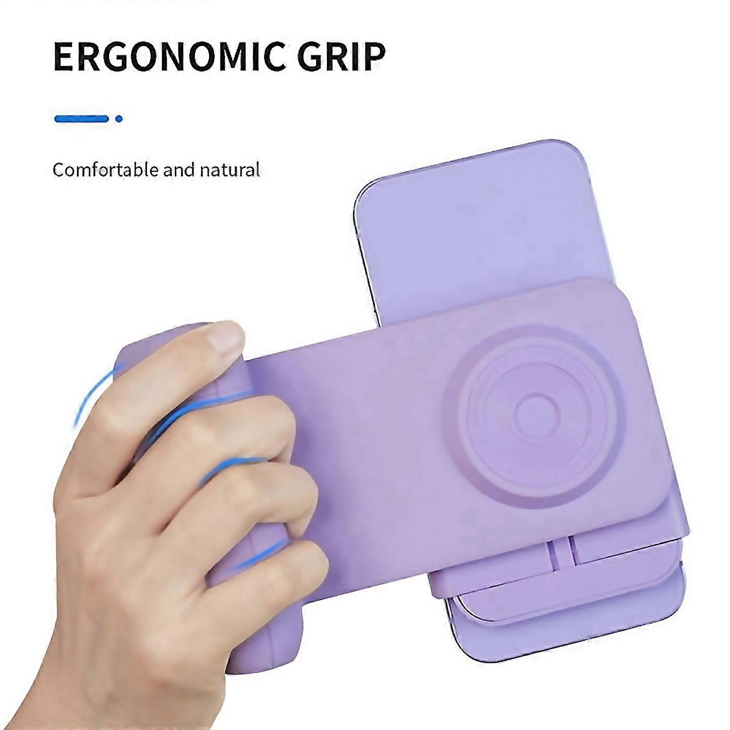 For Bluetooth Selfie Stick With Remote Shutter Anti Purple