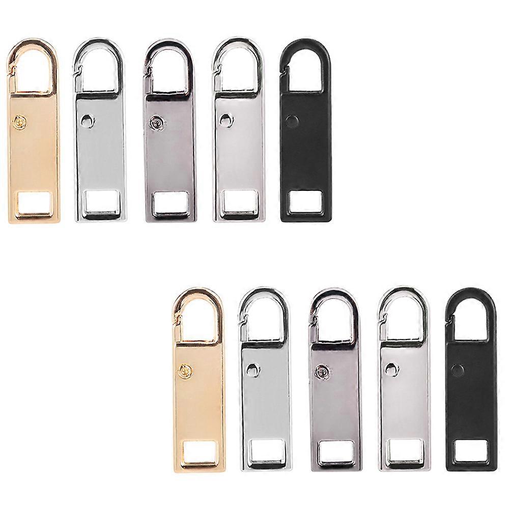 Luggage Zipper Head Detachable Replacement for DIY Use 10Pcs Assorted Color
