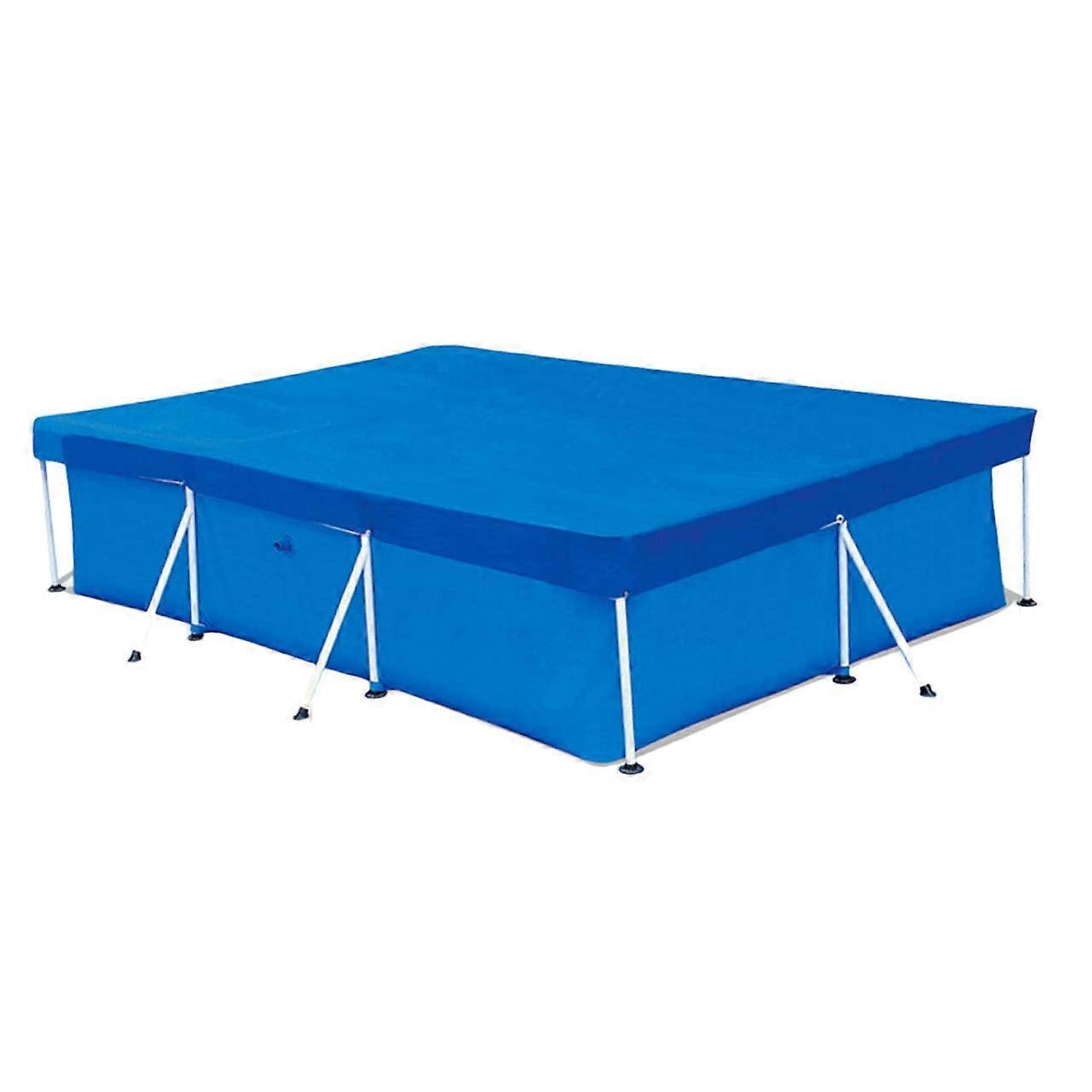 PE Fabric Weaving Pool Cover For Frame Swimming Pool Dust And Rain Protection Outdoor Frame Pool Cover