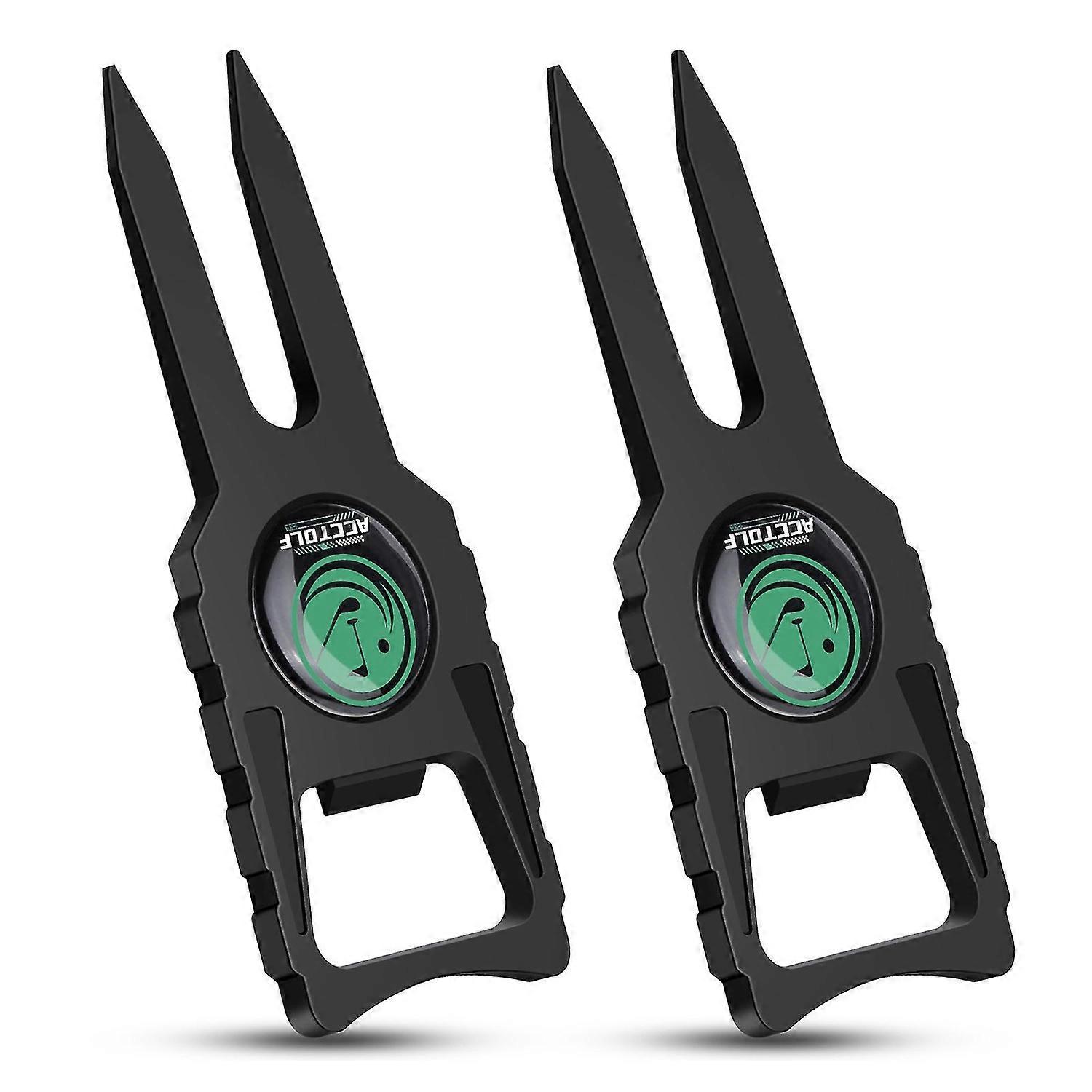6-In-1 Multifunctional Golfs Divot Tool Easy Using Bottle Opener Ball Marker Golfs Equipment