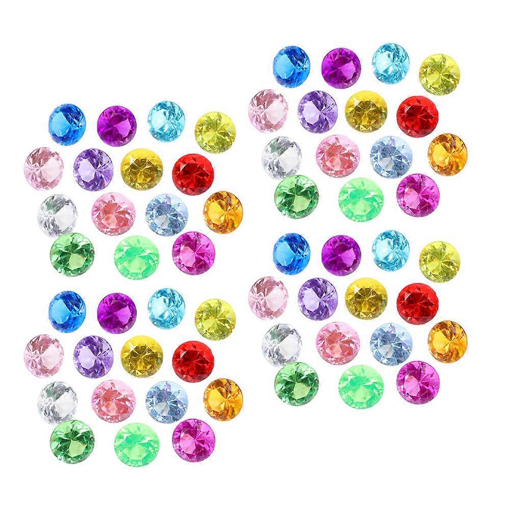 150Pcs Acrylic Rhinestones Diamond Vase Fillers for Decoration Assorted Color